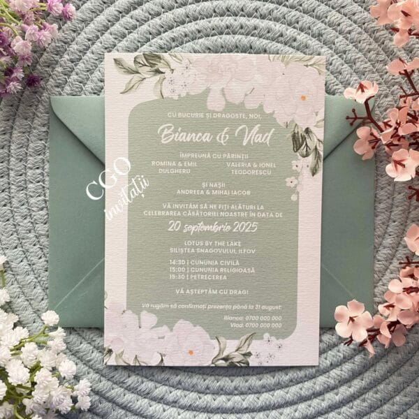 invitatii texturat